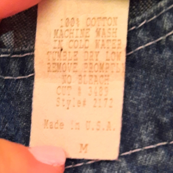 Vintage Womens Overalls made in USA Size M - Picture 4 of 6